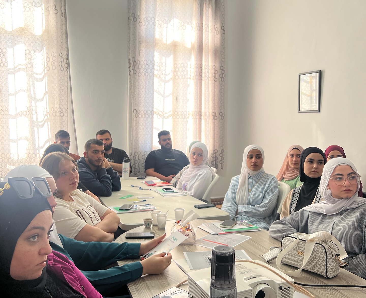 Young people in a YARD training workshop in Tripoli